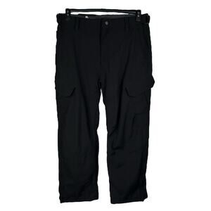 Gerry Mens X-Large Snowboarding Ski Pants Insulated Lined Cargo Pockets Gaiters